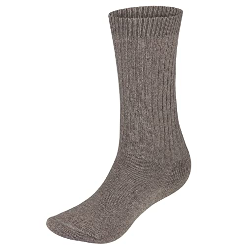 Wool Rockers Merino-Winter-Socken Premium, 70% Merinowolle, für Damen & Herren, Outdoor und im Alltag, weich, mitteldick und atmungsaktiv (grau, 35-38) von Wool Rockers