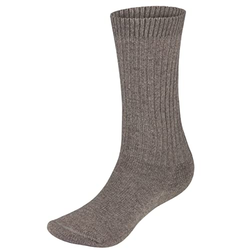 Wool Rockers Merino-Winter-Socken Premium, 70% Merinowolle, für Damen & Herren, Outdoor und im Alltag, weich, mitteldick und atmungsaktiv (grau, 39-42) von Wool Rockers