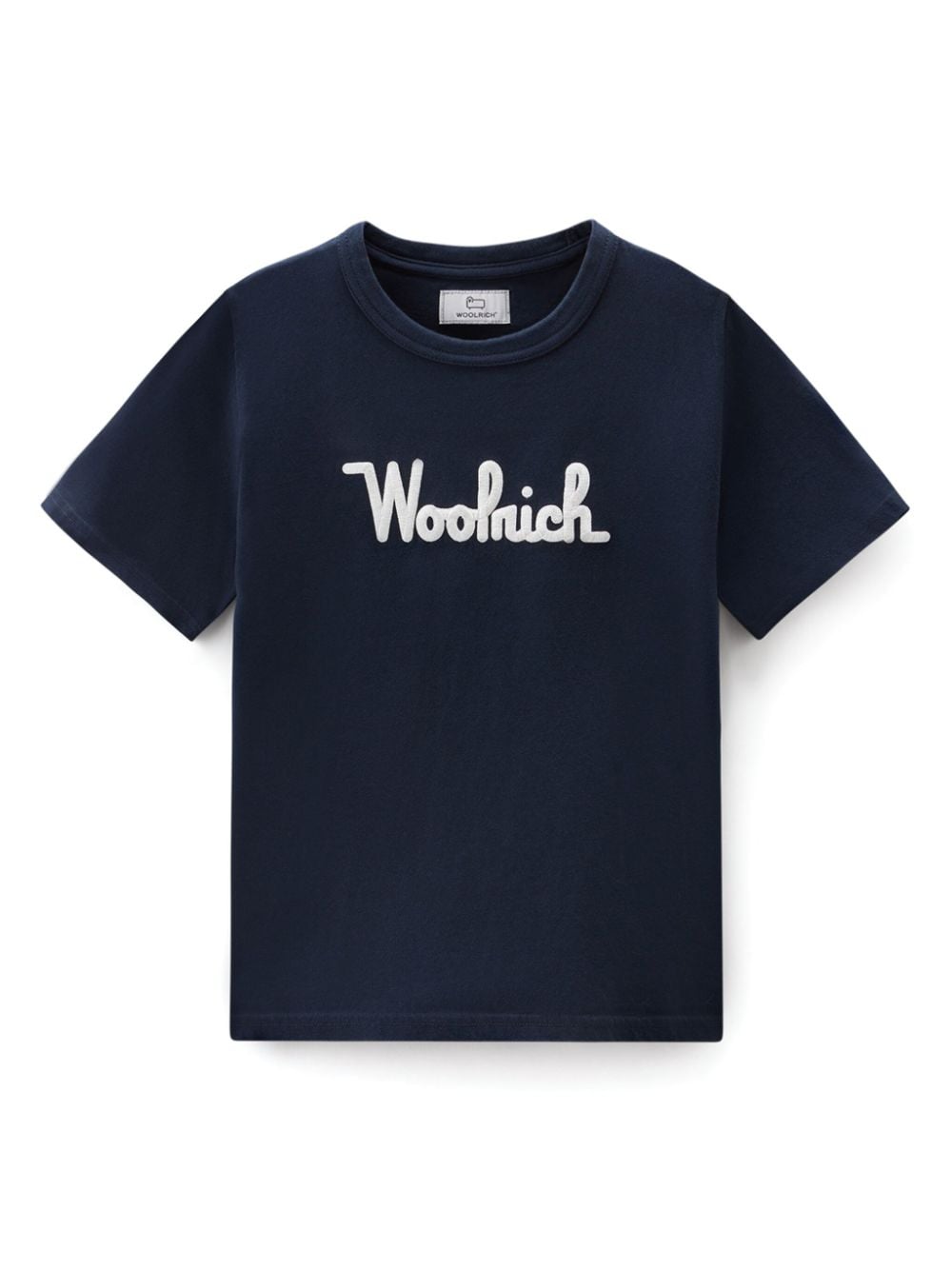 Woolrich Kids T-Shirt mit Logo-Stickerei - Blau von Woolrich Kids