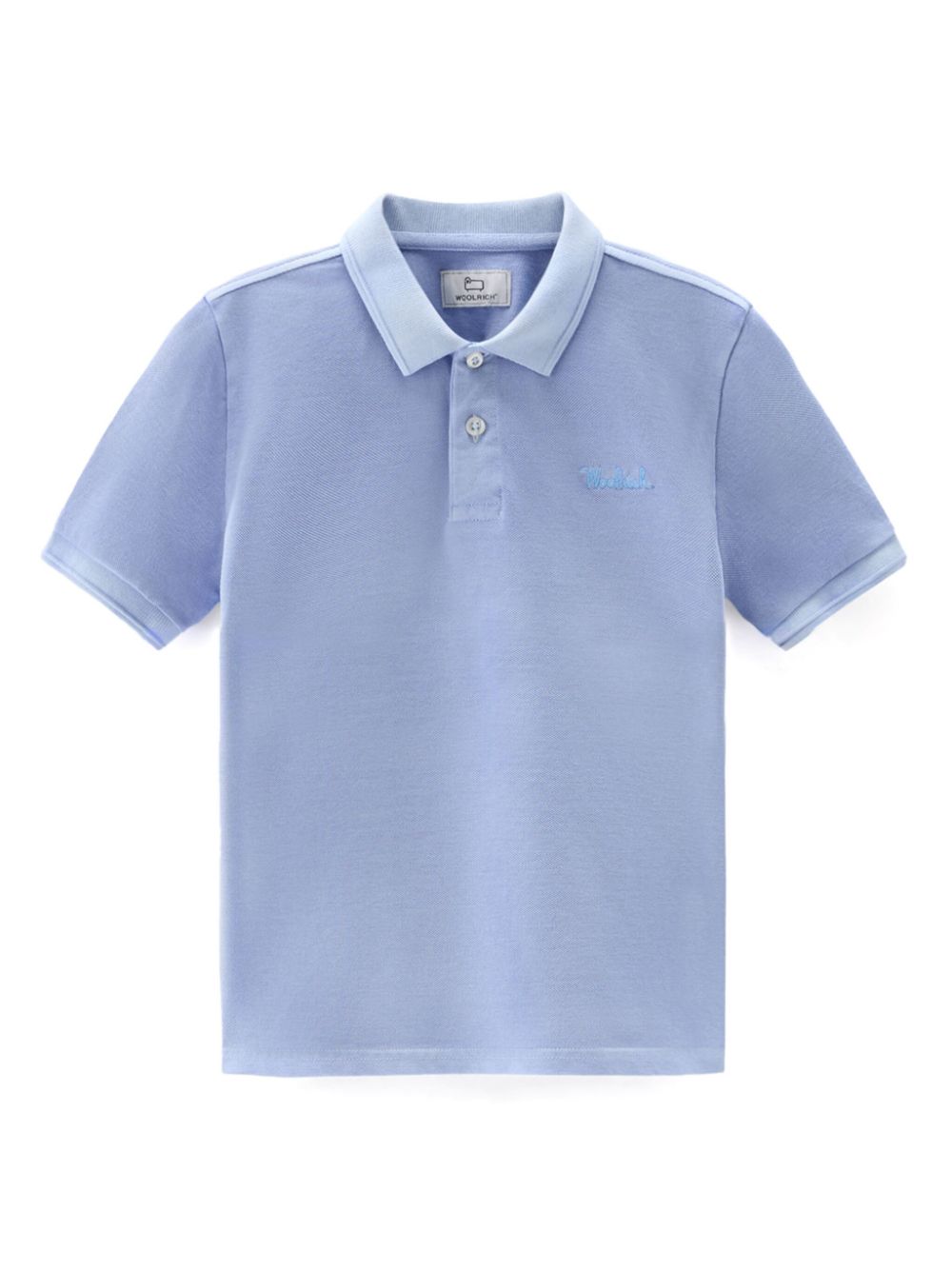 Woolrich Kids Poloshirt mit Logo-Stickerei - Blau von Woolrich Kids