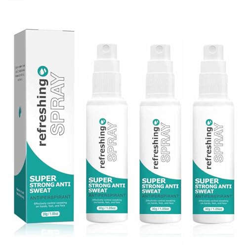 Antitranspirant Deo Spray gegen starkes Schwitzen, Anti Schweiß Deo bei Hyperhidrose mit Langzeitschutz, Deodorant Anti Transpirant Damen, Schwitzen am Kopf, Schwitzige Hände für Alle Hauttypen (3) Antitranspirant Deo Spray gegen starkes Schwitzen, Anti Schweiß Deo bei Hyperhidrose mit Langzeitschutz, Deodorant Anti Transpirant Damen, Schwitzen am Kopf, Schwitzige Hände für Alle Hauttypen (3) von Woranb