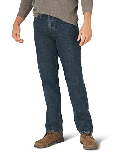 Wrangler Authentics Herren Authentics, klassisch, Normale Passform, groß und hoch Jeans, Storm, 44W / 28LGroÃŸ & GroÃŸ von Wrangler Authentics