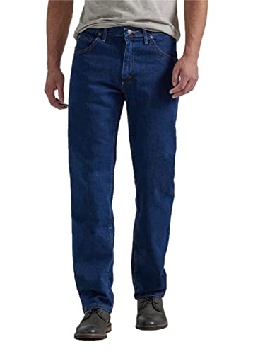 Wrangler Authentics Herren Classic 5-Pocket Regular Fit Jeans, Dark Indigo Flex, 52W / 32L von Wrangler Authentics