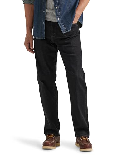 Wrangler Authentics Herren Comfort Flex Waist Relaxed Fit Jeans, Dunkles Jeansblau, 42W / 29L von Wrangler Authentics