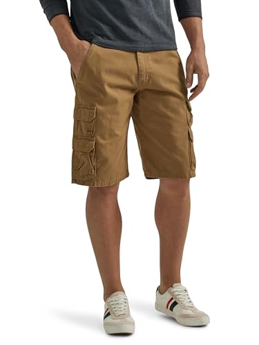 Wrangler Authentics Herren Premium Twill Cargo Short Cargos, Eichel, Köper, 54 von Wrangler Authentics