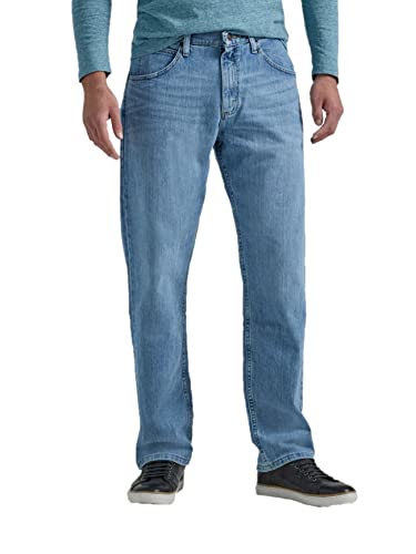 Wrangler Authentics Herren Relaxed Fit Jeans, Stonewash Flex, 32W / 30L von Wrangler Authentics