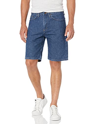 Wrangler Authentics Herren-Jeans, klassisch, entspannte Passform, Five-Pocket-Shorts, Stonewashed, dunkel, 54 DE von Wrangler Authentics