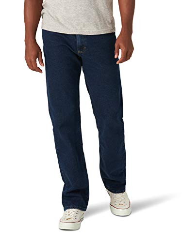 Wrangler Authentics Herren Classic 5-Pocket Regular Fit Jean Lässige Hose, Midnight Flex, 36W / 34L von Wrangler Authentics