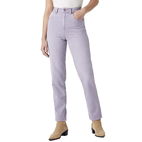 Wrangler Damen Mom Jeans, Purple Rock, 26W / 32L von Wrangler