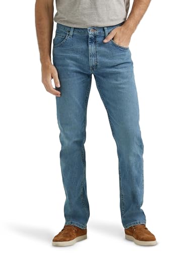 Wrangler Herren Klassische 5 Taschen, Normale Passform Jeans, Vintage Blue Flex, 38W / 34L von Wrangler