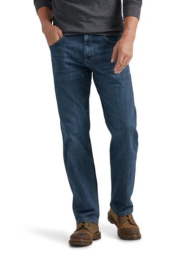 Wrangler Authentics Herren Klassische 5-Pocket-Relaxed Fit Jeans, Slate Flex, 40W / 36L von Wrangler Authentics