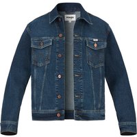 Wrangler Herren Jeansjacke blau Baumwoll-Stretch unifarben Wrangler Herren Jeansjacke blau Baumwoll-Stretch unifarben von Wrangler