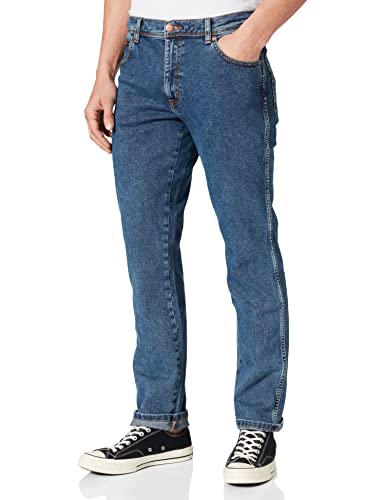 Wrangler Herren Texas Slim Pants, Stonewash, 32W / 34L von Wrangler