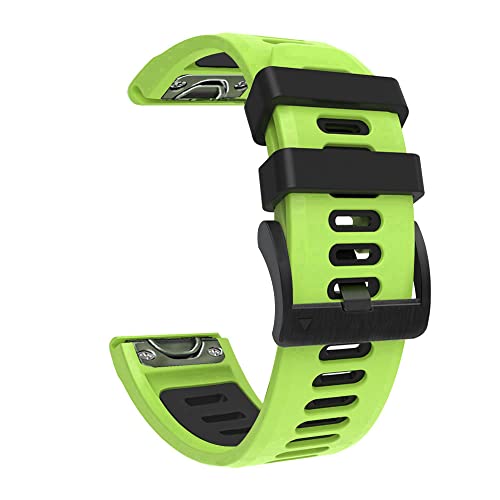 Wtukmo 22 x 26 mm Schnellverschluss-Armband für Garmin Fenix 6X 6 Pro 5 5X Plus 3 HR 7X 7 Delta Enduro VERTIX 2 Silikonarmband, For Vertix, Achat von Wtukmo