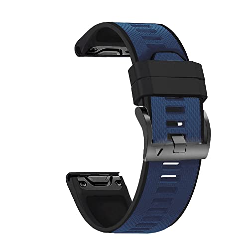 Wtukmo 22 x 26 mm Silikon-Smartwatch-Armband für Garmin Fenix 6X 6 Pro 5X 5 Plus 3HR 935 D2 MK2, Schnellverschluss-Armband, Zubehör, Approach S60 S62, Achat von Wtukmo