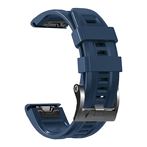 Wtukmo 22 x 26 mm Silikon-Smartwatch-Armband mit Schnellverschluss für Garmin Fenix 7X 7 6 6X Pro 5X 5 Plus 3HR Forerunner 935 945 Armband, 26mm Fenix 5X 5XPlus, Achat von Wtukmo