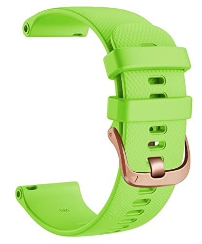 Wtukmo Silikon-Uhrenarmband für Garmin Venu 2S 2/GarminMove 3 Luxe Style/Vivoactive 3S 4S 3 4 Band Smart Watch Armband 18 20 22 mm, 22 mm, Achat von Wtukmo