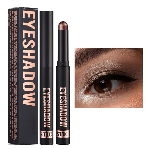 Matter Cremiger Lidschattenstift Langlebiger Hochpigmentierter Glitzernder Schimmernder Lidschattenstift Mischbares Augen Make Up Tragbarer Lidschattenstift von WuLi77