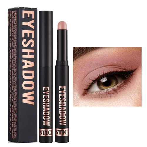 Matter Cremiger Lidschattenstift Langlebiger Hochpigmentierter Glitzernder Schimmernder Lidschattenstift Mischbares Augen Make Up Tragbarer Lidschattenstift von WuLi77