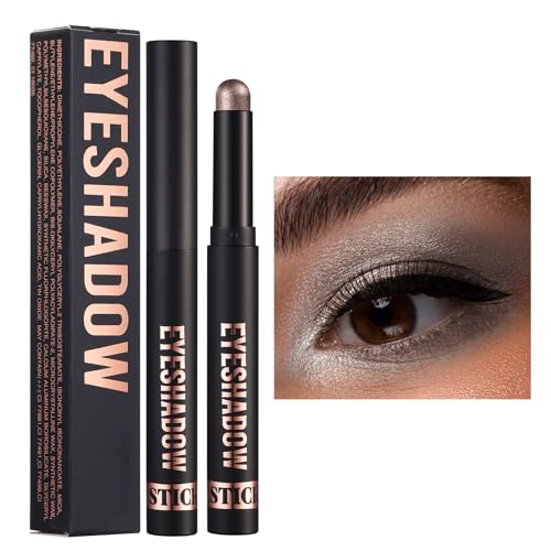 Matter Cremiger Lidschattenstift Langlebiger Hochpigmentierter Glitzernder Schimmernder Lidschattenstift Mischbares Augen Make Up Tragbarer Lidschattenstift von WuLi77