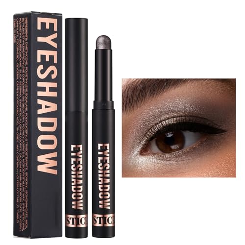 Matter Cremiger Lidschattenstift Langlebiger Hochpigmentierter Glitzernder Schimmernder Lidschattenstift Mischbares Augen Make Up Tragbarer Lidschattenstift von WuLi77