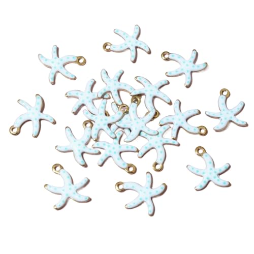 XAGMODSHN 20 Stück Seesterne hängende Dekorationen, einfache Installation, Schmuckzubehör, Schmuckanhänger für verschiedene Einrichtungsstile, 10.5x10mm, Edelstahl XAGMODSHN 20 Stück Seesterne hängende Dekorationen, einfache Installation, Schmuckzubehör, Schmuckanhänger für verschiedene Einrichtungsstile, 10.5x10mm, Edelstahl von XAGMODSHN