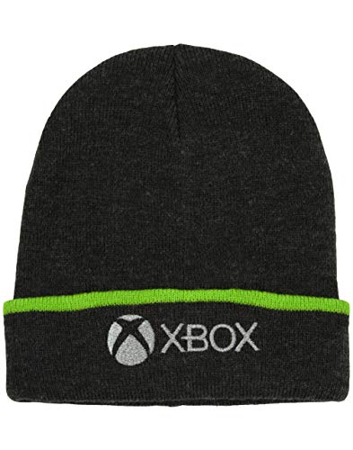 Xbox Beanie Hut für Kinder & Jugendliche Charcoal Woolly Cap Gamer Geschenk von Xbox