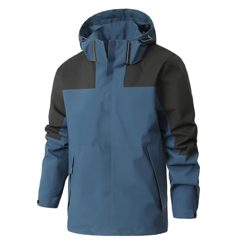 XCXC Jacke Herren Übergangsjacke mit abnehmbarer Kapuze Männer Softshelljacke mit Reißverschluss Herren Winddicht Outdoorjacke Herbstjacke Winterjacke Kapuzenjacke Trenchcoat XCXC Jacke Herren Übergangsjacke mit abnehmbarer Kapuze Männer Softshelljacke mit Reißverschluss Herren Winddicht Outdoorjacke Herbstjacke Winterjacke Kapuzenjacke Trenchcoat von XCXC