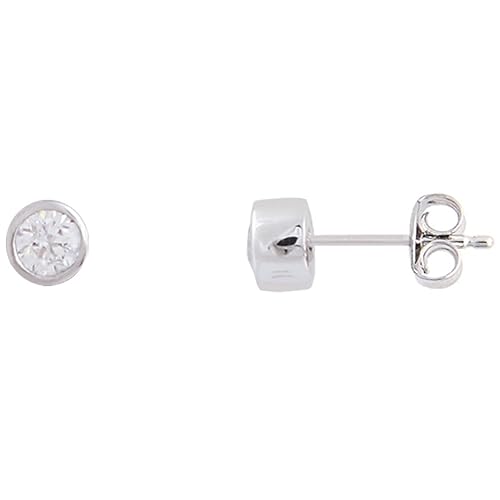 XENOX Ohrringe XS7157 Damen Ohrstecker Silver Circle Sterling-Silber 925 Silber weiß Zirkonia von Xenox