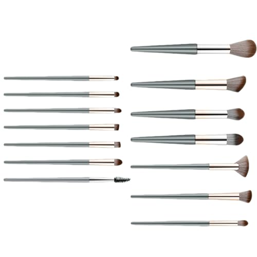 14 x Make-up-Pinsel-Set, Vollgesichts-Make-up-Pinsel, Puderpinsel, Kosmetikpinsel, Augenpinsel, Concealer-Pinsel für Frauen, 14-teiliges Kosmetikpinsel-Set, komplettes Gesicht, Make-up-Pinsel-Set für von XEYYHAS