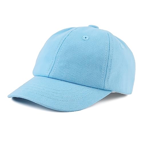 XIAOHAWANG Baby Baseball Cap Jungen Kinder Basecap Mädchen Atmungsaktiv Sommermütze UV Schutz Baseballkappe Klassische Sommer Cappy(Bleu,48cm) von XIAOHAWANG