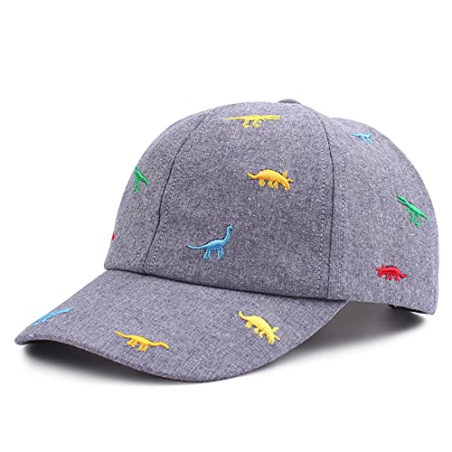 XIAOHAWANG Dinosaurier Cap Kinder Basecap 2-5Jahren Jungen Kappe UV Schutz Baseball Cap Sommer Schirmmütze (as3, Age, 2_Years, 5_Years, Blau) von XIAOHAWANG