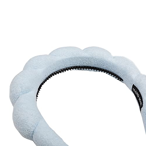 XINGLIDA Haarband, Spa-Stirnband zum Waschen des Gesichts, Schwamm-Stirnband, Make-up-Stirnband, Frottee-Haarband, Hautpflege, gepolstertes Stirnband (BL#) von XINGLIDA