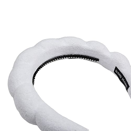 XINGLIDA Haarband, Spa-Stirnband zum Waschen des Gesichts, Schwamm-Stirnband, Make-up-Stirnband, Frottee-Haarband, Hautpflege, gepolstertes Stirnband (W#) von XINGLIDA