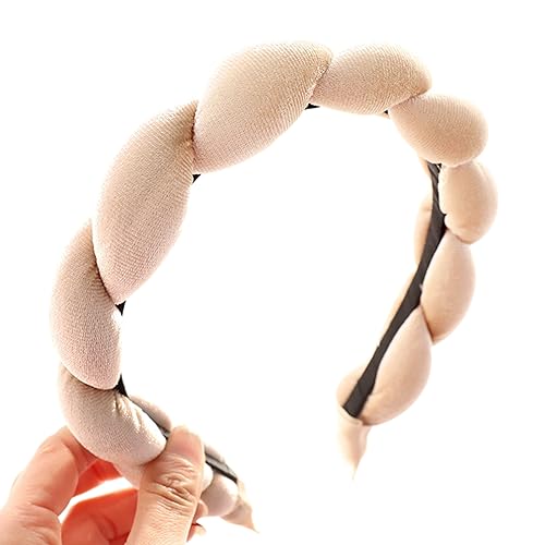 XINGLIDA Haarband, Zopf-Stirnband, Samt, Schwamm, Haarband, Spa, Stirnband, Waschen, Gesicht, Hautpflege, Stirnband, Make-up, Yoga, Schweißband (BG#) von XINGLIDA