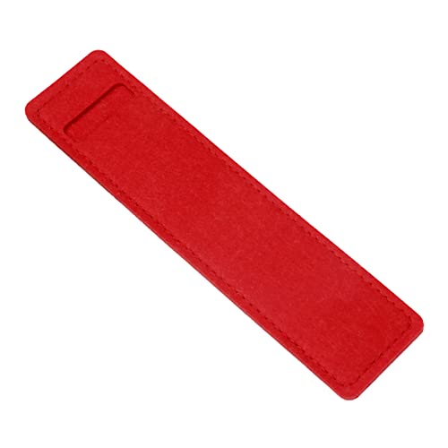 XINGLIDA Praktischer Bleistift für Etui Schule Stift Aufbewahrungstasche Filzstift für Etui Einzelloch Schutzhülle kleines Schild Stifthülle, R#, Size reference picture von XINGLIDA