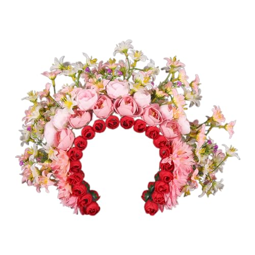 Ethnisches Blumen-Stirnband, modisch, floral, trendig, Haarschmuck für Partys, modische Haarschmuck von XINYIN