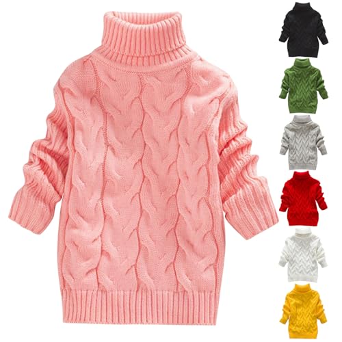 XINYUNZU Mädchen Pullover Lang Sweater Warm Rollkragenpullover Kinder Strickpullover Kuschelpullover Kinder Kleidung Einfarbig Langarmshirt Thermoshirt Herbst Winter Outlet Rosa 8 Jahre XINYUNZU Mädchen Pullover Lang Sweater Warm Rollkragenpullover Kinder Strickpullover Kuschelpullover Kinder Kleidung Einfarbig Langarmshirt Thermoshirt Herbst Winter Outlet Rosa 8 Jahre von XINYUNZU