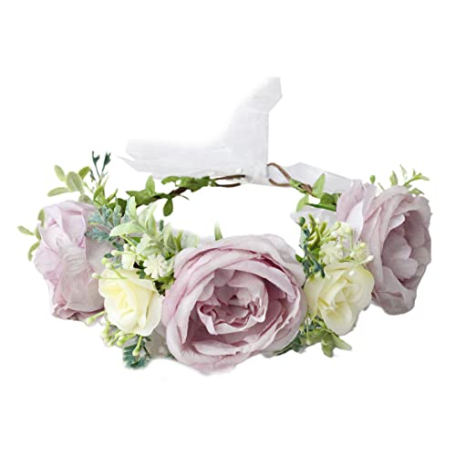 Haarreif für Hochzeit, Party, Braut, dünnes Seitenhaarband, Blumenkronen, dünne Kronen für Mädchen, Haarschmuck, Hochzeits-Stirnbänder für Damen, Haarschmuck für Damen, Hochzeits-Stirnbänder für von XINgjyxzk