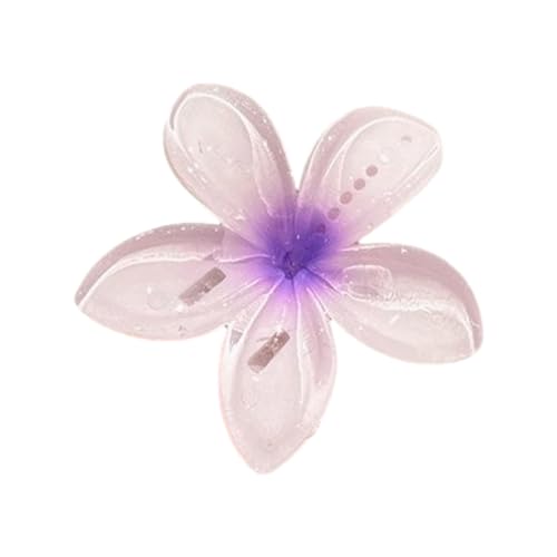 Haarspange, Plumeria-Blume, Plumeria, Haarnadel, niedlicher Pony-Clip, Haarnadel, Plumeria-Kopfschmuck für Damen, Mädchen, Damen, Kopfbedeckung, Blumen-Haarspange von XINgjyxzk