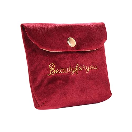 Kleine Mini-Geldbörse für Damen, niedlich, Lippenstift-Tasche, Schlüsseltasche, Reise-Make-up, Aufbewahrungstasche, Damenbinden-Beutel, Geschenk, Damenbinden, a von XINgjyxzk