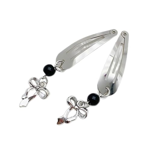 Zarte Haarspange aus Metall, stilvolle Haarnadel, Schmuck, modernes Haar-Accessoire, elegante Haarspange für moderne Frauen, elegantes Haar-Accessoire, 2 Stück von XINgjyxzk