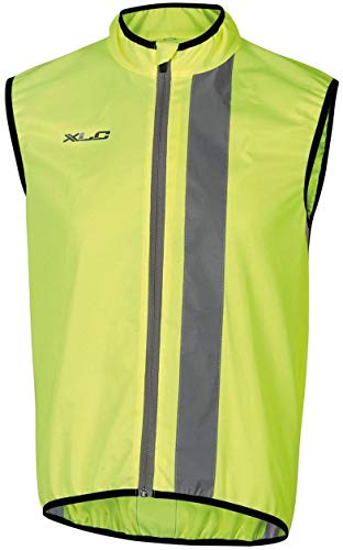 XLC Unisex Radwarnweste-2510190001 Radwarnweste, Yellow, S von XLC