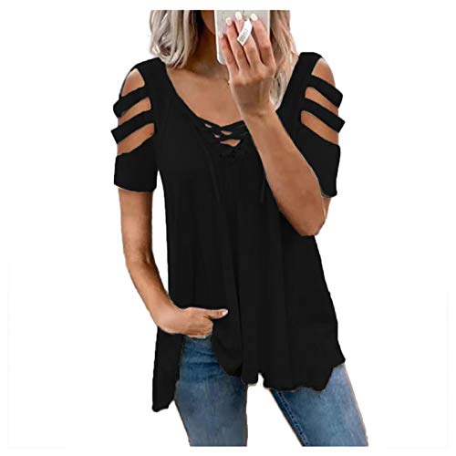 Damen Abnehmbare Hälfte Shirt Bluse Damenhalb Fake Hemd Blusenkragen Cotton Fake Kragen Damen Marine T-Shirt, gestreift, langärmlig Damen Top Langarmshirt Damen Oberteile Baseball von XTBFOOJ