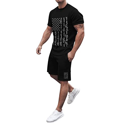 XTBFOOJ Herren Sommer Mode Freizeit Hawaii Küste Urlaub Strand Digitaler 3D-Druck Kurzarm Hemd Shorts Strand Hosenanzug Hochofen Anzug Outfit Herren 2 Teiler Herren Sportanzug Erkek Eşofman von XTBFOOJ