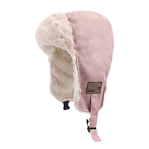 XTBFOOJ Zipfelmütze Hut Damen Herbst und Winter Warm Mode Kalter Hut Reiten Warmer Und Kalter Gehörschutz Dicker Kalter Hut B 58 von XTBFOOJ