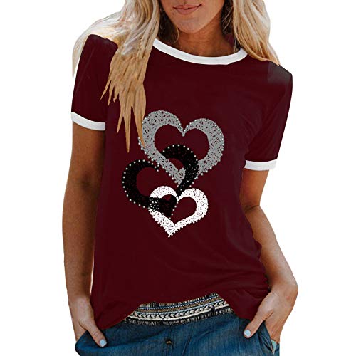 damenshirt Glitzer Oberteile Damen Party Oberteil Spitze Shirt Toten Hosen Longshirts Bluse v Ausschnitt Damen unterziehrolli Damen Langarm Damen t-Shirt Geripptes Tanktop Damen von XTBFOOJ