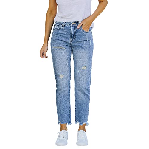 stoffhose damen sommer schwarze hose damen baggy jeans jeans damen high waist baggy weite sommerhose damen stoffhose damen sommerhose damen leicht 7/8 damen hose sommer stoffhose damen sommer leich von XTBFOOJ