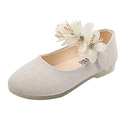 Prinzessinnen Schuhe Kinder Weichen Sohlen rutschfeste Tanzschuhe Festlich Ballerina Schuhe Kinder Abendschuhe Festliche Mädchen Schuhe Performance Hochzeitsschuhe Schulschuhe von XUEJIANN