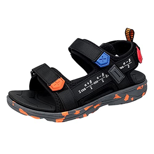 XUEJIANN Jungs Sandalen 26 Sommer-Sandalen für, kleine, geschlossene Zehen, sportliche Wander- und Outdoor-Sport-Sandalen Jack Will (Black-B, 31 Little Child) von XUEJIANN